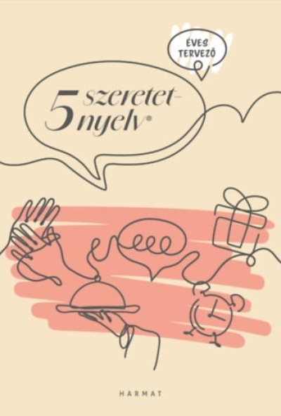 5 szeretetnyelv - Éves tervező - bézs