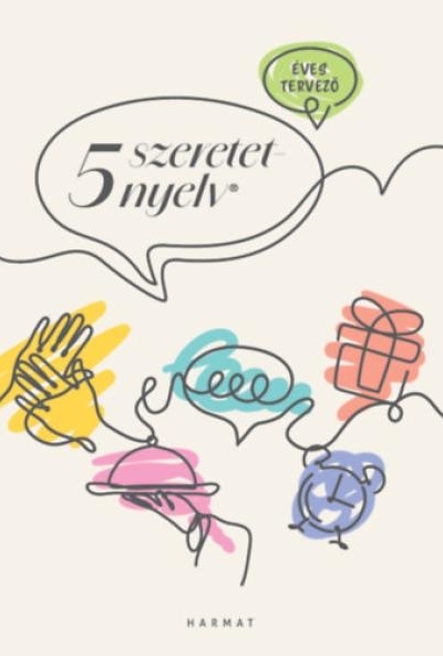 5 szeretetnyelv - Éves tervező - fehér