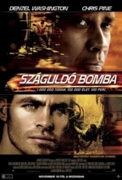 Száguldó bomba (DVD)  *Tony Scott filmje - Denzel Washington - Chris Pine* *Antikvár-Kiváló állapotú*