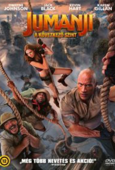 Jumanji - A következő szint (DVD) *Dwayne Johnson - Jack Black - Antikvár - Kiváló állapotú*