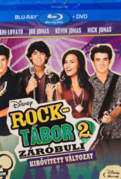 Rocktábor 2. - A záróbuli (Blu-ray + DVD) *Magyar kiadás - Demi Lovato - Joe Jonas - Kevin Jonas - Nick Jonas - Szinkronizált - Antikvár - Kiváló állapotú*