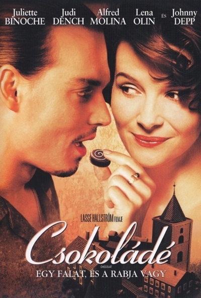 Csokoládé (DVD) *2000 - Juliette Binoche - Johnny Depp* *Antikvár - Kiváló állapotú*