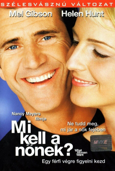 Mi kell a nőnek? (DVD) *Mel Gibson - Helen Hunt - Antikvár - Kiváló állapotú*