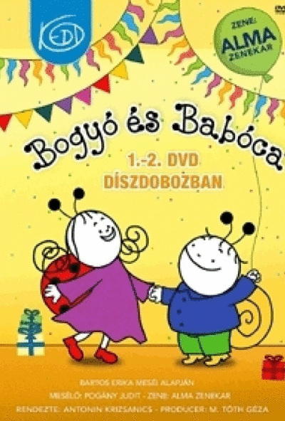 Bogyó és Babóca 1-2.rész díszdoboz (DVD) *Mesélő: Pogány Judit, Zene: Alma együttes*