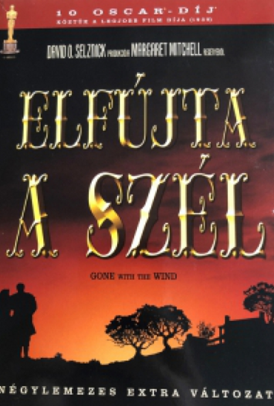 Elfújta a szél (4 DVD) *Négylemezes extra változat* *Díszdobozos - Antikvár - Kiváló állapotú*