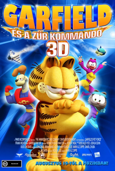 Garfield és a Zűr Kommandó (3D DVD)