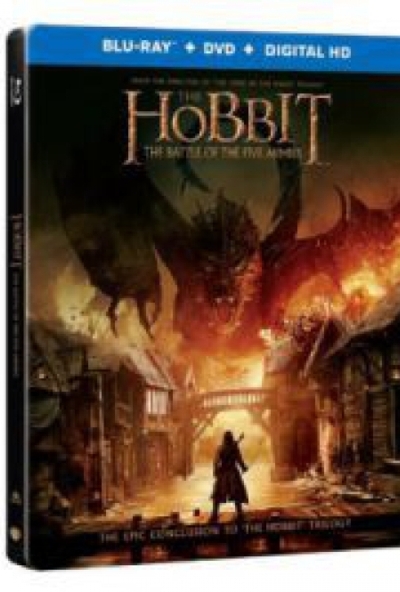 A hobbit: Az öt sereg csatája - duplalemezes, fémdobozos változat (steelbook) (2 Blu-ray) (20298) *Antikvár - Kiváló állapotú*