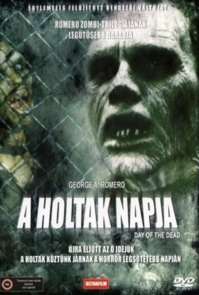A holtak napja (DVD) *1985 - Klasszikus - George A. Romero*  *Digitálisan felújított rendezői változat* *Antikvár - Kiváló állapotú*