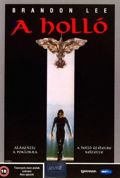 A holló 1. (DVD) *Klasszikus - Brandon Lee*  *Antikvár-Kiváló állapotú*