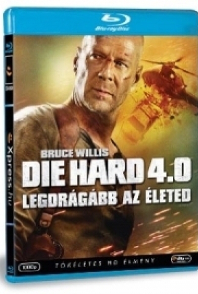 Die Hard 4.0 - Legdrágább az életed (Blu-ray) *Magyar kiadás - Antikvár - Kiváló állapotú*
