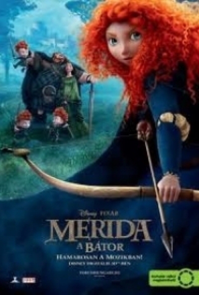 Merida a bátor (DVD) (Disney)  *Antikvár - Kiváló állapotú*