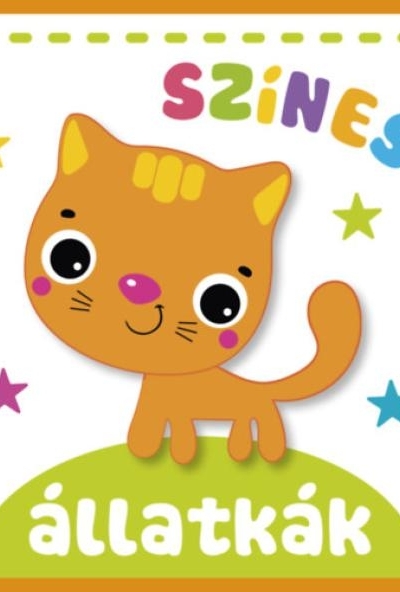 Színes állatkák - szivacskönyv
