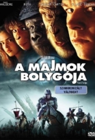 A majmok bolygója (2001 - Tim Burton filmje - Mark Wahlberg - Tim Roth) (2 DVD) *Szinkronizált*  *2 lemezes kiadás* *Antikvár - Kiváló állapotú*