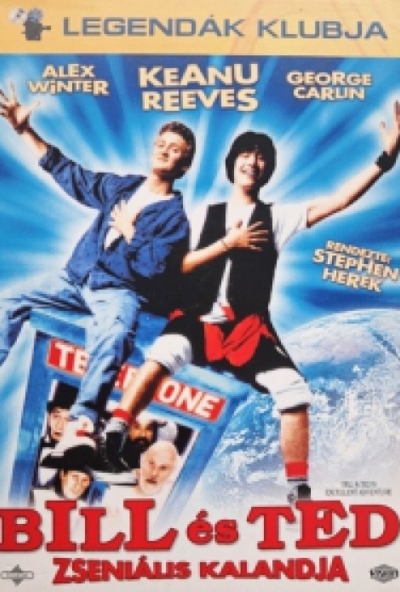 Bill és Ted zseniális kalandja *Legendák Klubja*  (DVD) *Szinkronizált - Keanu Reeves - Antikvár - Kiváló állapotú*