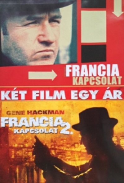 Francia kapcsolat 1-2. (2 DVD) *Gene Hackman - Szinkronizált - Antikvár - Kiváló állapotú*