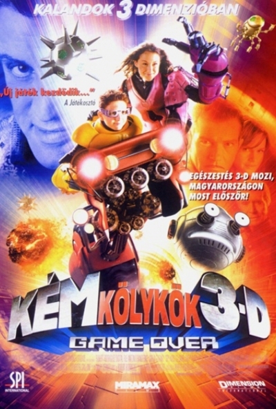 Kémkölykök 3D - Game Over (DVD) *Sylvester Stallone - Antonio Banderas - Antikvár - Kiváló állapotú* 