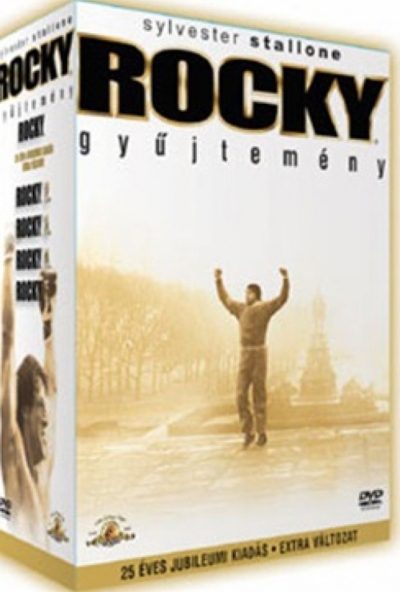 Rocky gyűjtemény 1-5 (5 DVD)  *Feliratos - 25 éves jubileumi kiadás - Antikvár - Kiváló állapotú*