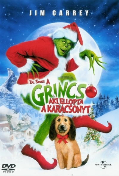 A Grincs (DVD) *Jim Carrey - Az eredeti klasszikus* *Kerekes József zseniális szinkronjával* *Antikvár - Kiváló állapotú*