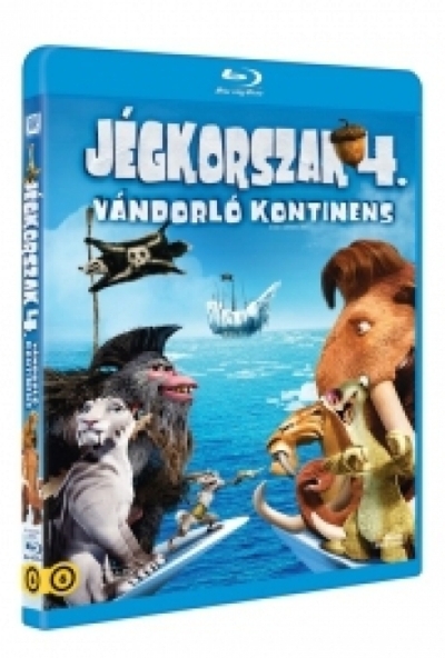 Jégkorszak 4. - Vándorló kontinens (Blu-ray) *Magyar kiadás - Antikvár - Kiváló állapotú*