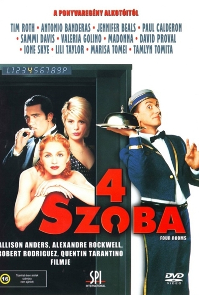 Négy szoba (DVD)  *Tarantino -  Rodriguez - Antikvár - Kiváló állapotú*