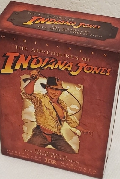 Indiana Jones kalandjai 1-3. (3 DVD) *Díszdobozos - Antikvár - Kiváló állapotú*