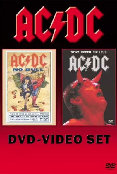 AC/DC - No Bull / Stiff Upper Lip Live (2 DVD-VIDEO Set) *Antikvár-Kiváló állapotú*