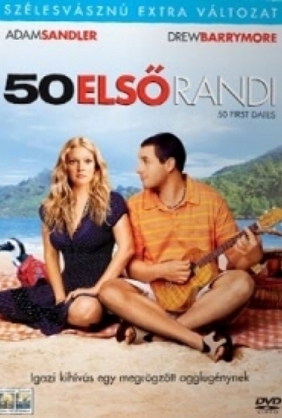 Az 50 első randi (DVD) *Adam Sandler - Drew Barrymore - Antikvár - Kiváló állapotú*