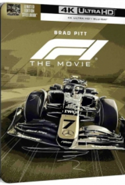 F1 - A film (4K UHD Blu-ray + BD) Limitált, fémdobozos változatban *Steelbook* *Motive 2: Gold - Front*  *Import - Angol hangot és angol feliratot tartalmaz*