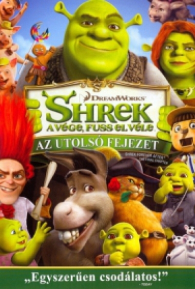 Shrek 4.- Shrek a vége, fuss el véle (DVD) *Antikvár - Kiváló állapotú*