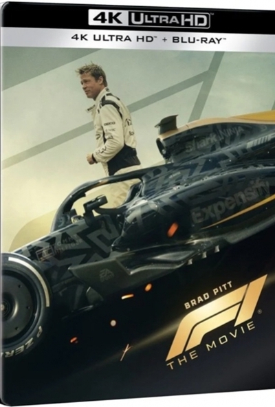 F1 - A film (4K UHD Blu-ray + BD) - Limitált, fémdobozos változatban *Steelbook* *Brad Pitt* *Import - Angol hangot és angol feliratot tartalmaz*
